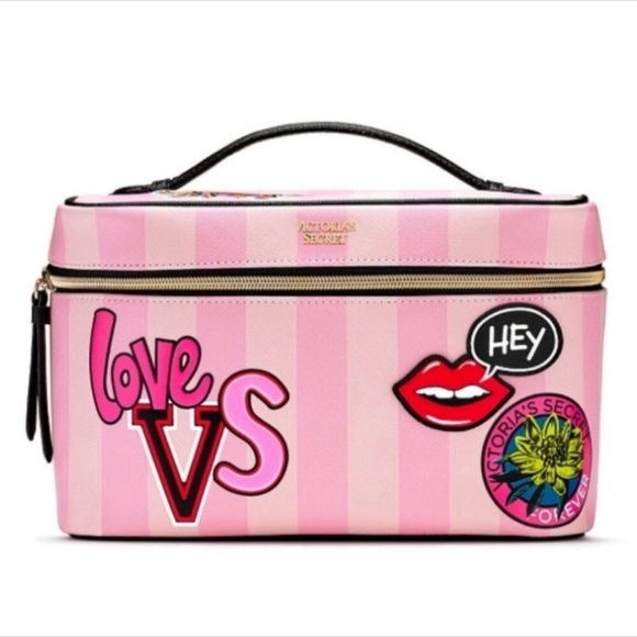 Victoria's Secret Handbags - Victoria's Secret VS Patch Weekender Train Case